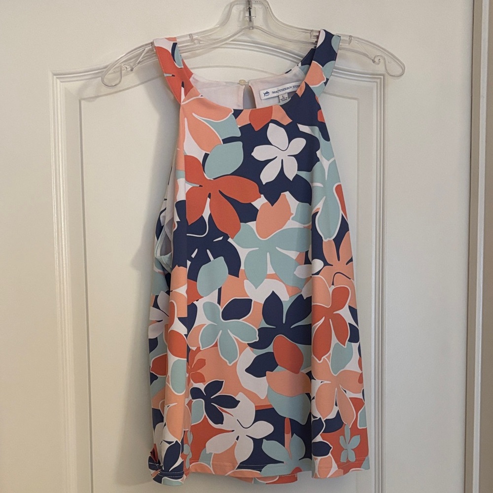 Southern Tide Multicolor Floral Tank Top